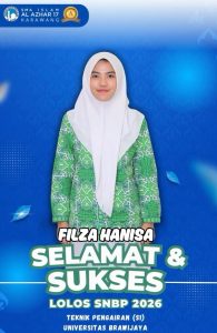 Filza Hanisa - Universitas Brawijaya (S1 Teknik Pengairan)