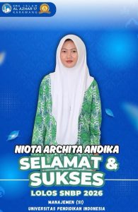 Niota Archita Andika - Universitas Pendidikan Indonesia (S1 Manajemen)