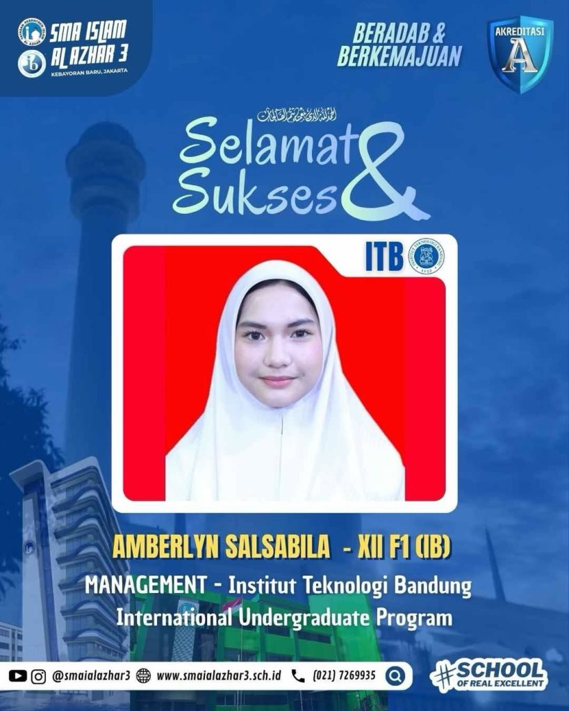 Amberlyn Salsabila - Management Program at Institut Teknologi Bandung (ITB) International Undergraduate Program